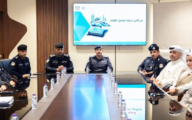 कुवेत गृह मन्त्रालयका अधिकारी डेलिभरी कम्पनीका प्रतिनिधिसँगको बैठकमा