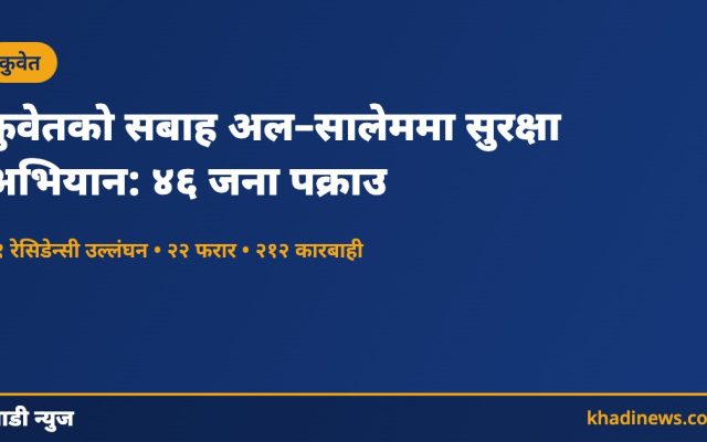 कुवेत सबाह अल–सालेम सुरक्षा अभियान
